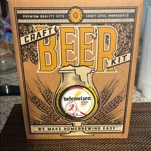 Craft Beer Kit Brown and Black Box